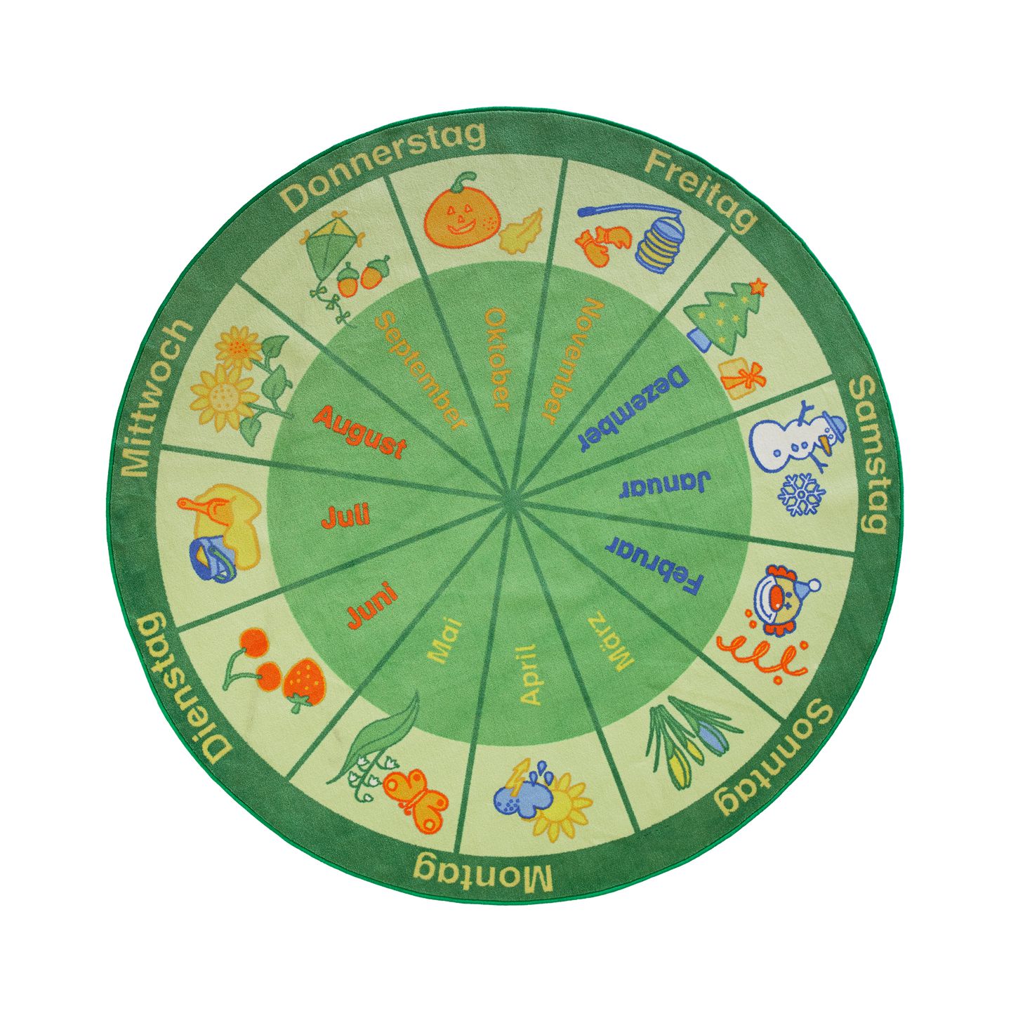 Teppich Jahreszeiten, Ø 300 cm