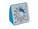 Zeitdauer-Uhr lautlos compact blau