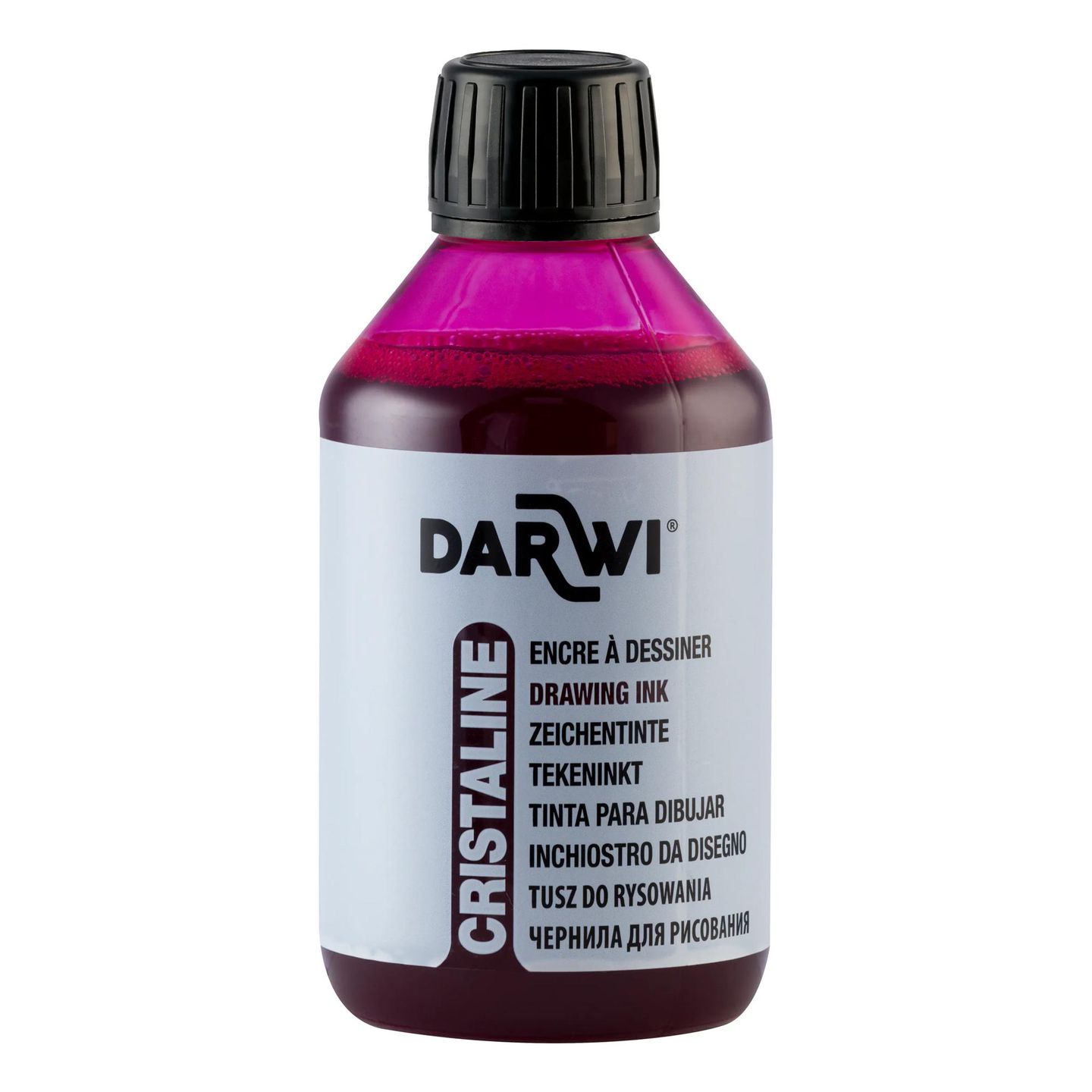 Cristaline Zeichentinte 250 ml magenta