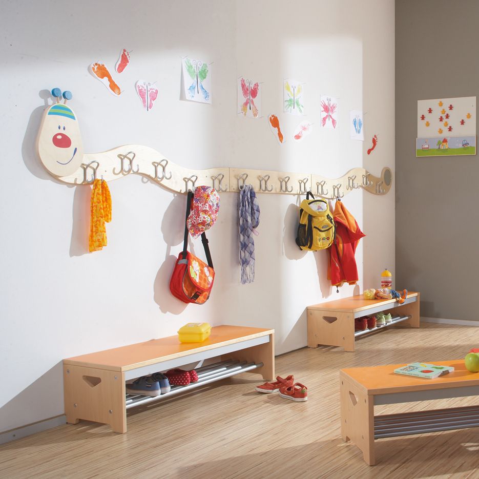 Wellen-Garderobe Kopfteil