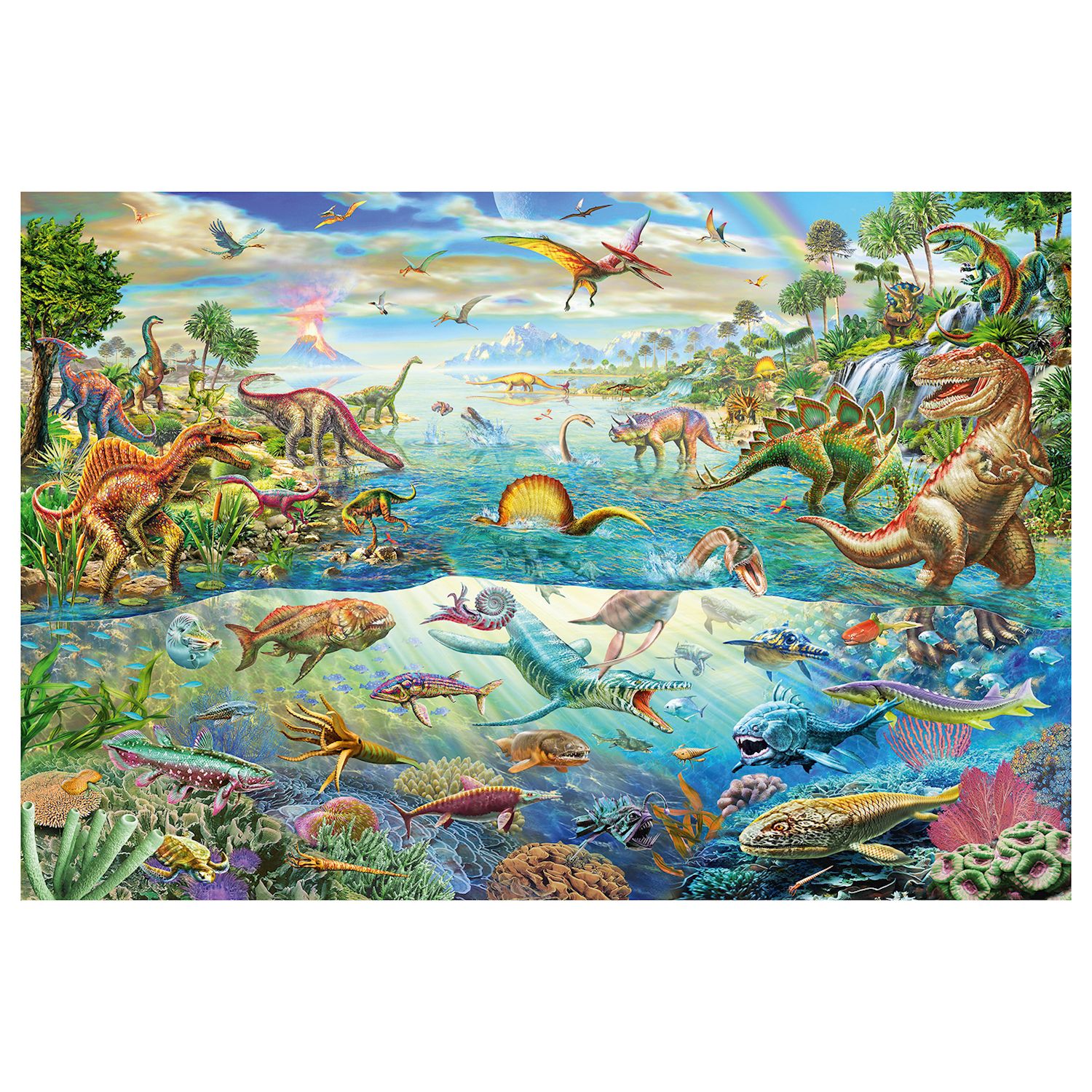 Entdecke die Dinosaurier, Puzzle 200 Teile