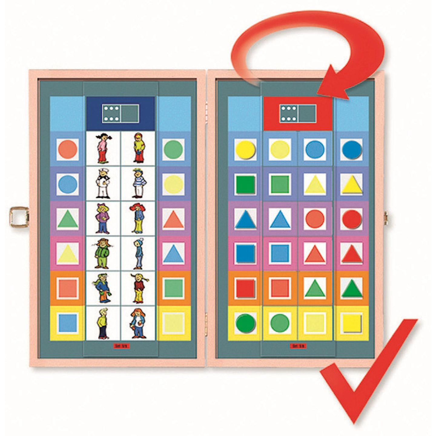 Kontrollbox Flocards Metall magnetisch