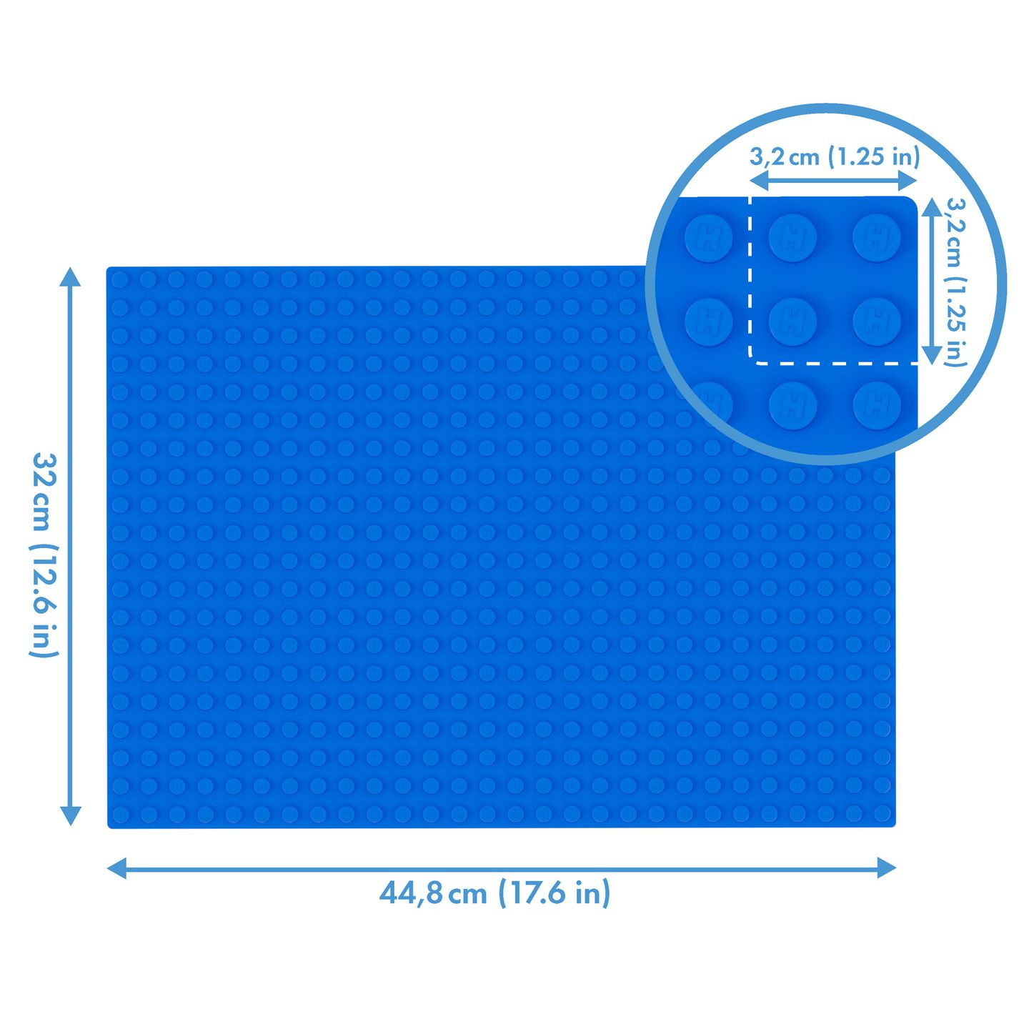 Grundplatte blau