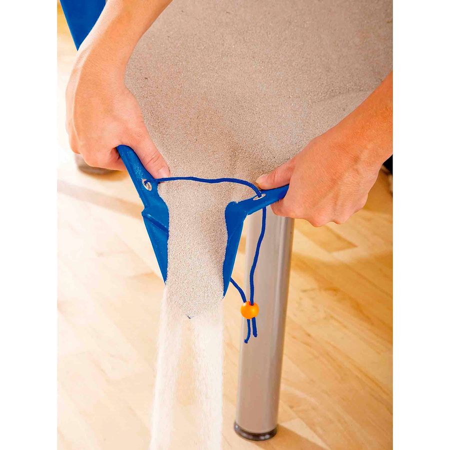 Kreativ- und Experimentierplane blau, L 120 x B 80 x H 12 cm