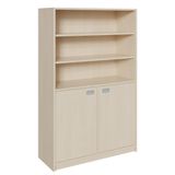 460.001.989K - Regal mit Doppeltüren und Sockel, unten mit Mittelwand, mit 6 Einlegeböden, B 102 x H 180 x T 40 cm