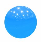 108.010.810 - Gymnastik Ball blau, Ø 65 cm