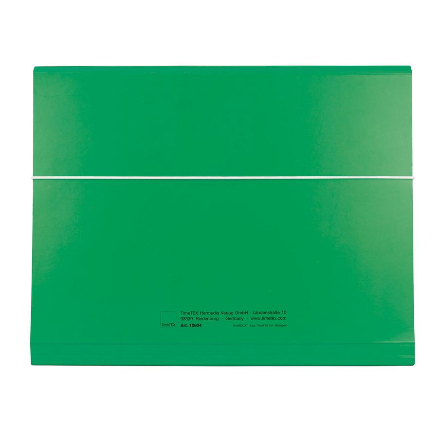Fächermappe aus Pappe A4-Plus, grün