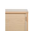Pureo Doppeltürenschrank Furnier, B 100 x H 50 x T 42 cm