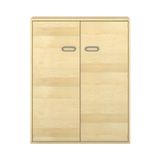 444.014.103K - Pureo Doppeltürenschrank Furnier, B 100 x H 125 x T 42 cm