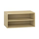 444.012.058K - Pureo Regalschrank offen Furnier, B  100 x H 50 x T 60 cm